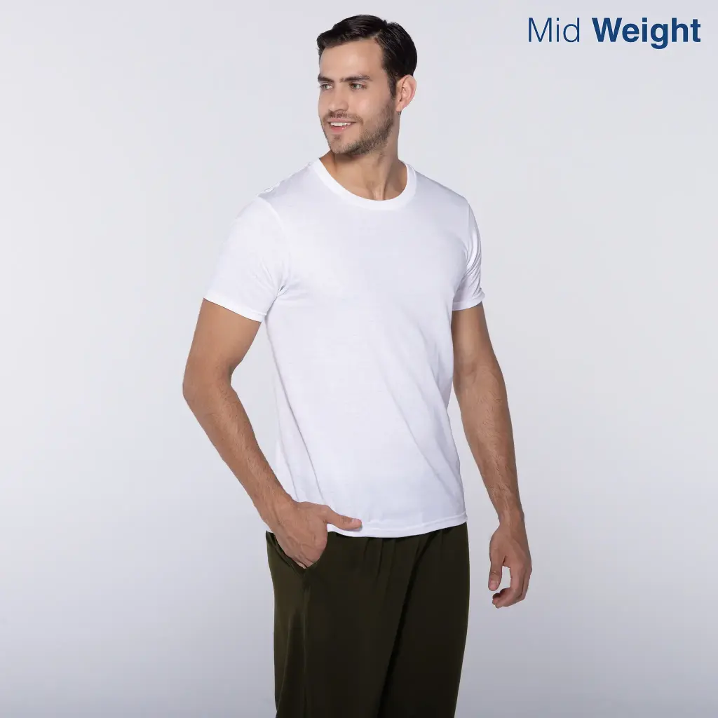 Men’s Crew Neck Short Sleeve T-Shirt · 100% Cotton