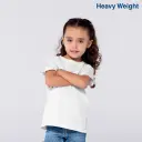 Toddler’s Unisex Heavy Weight Crew Neck Short Sleeve T-Shirt · 100% Cotton