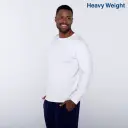 Men’s Heavy Weight Crew Neck Long Sleeve T-Shirt · 100% Cotton