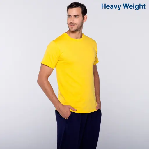 Men’s Heavy Weight Crew Neck Short Sleeve T-Shirt · 100% Cotton
